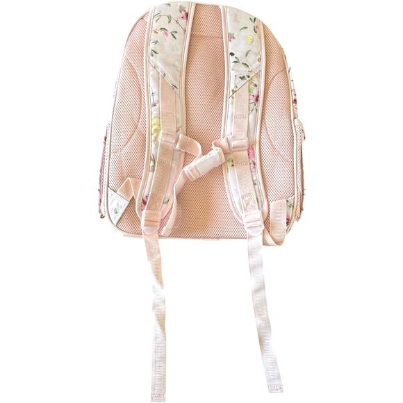 Pottery Barn Kids Mackenzie Monique Lhuillier Jolie Floral Large Backpack NEW - Picture 2 of 10